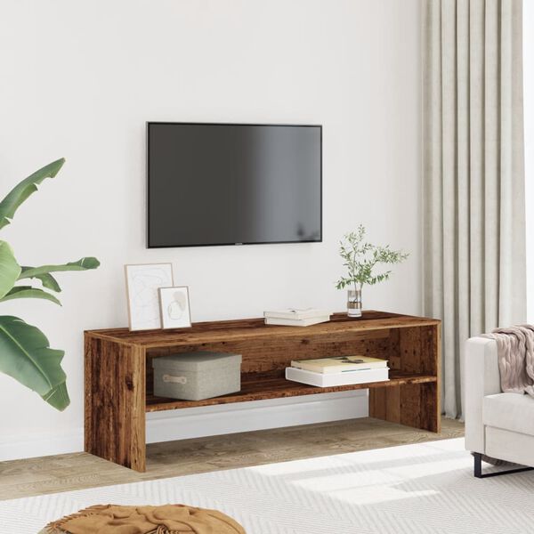 vidaXL TV Cabinet Old Wood 120x40x40 cm Engineered Wood