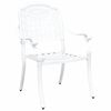 vidaXL Garden Dining Set 7 pcs White Aluminium
