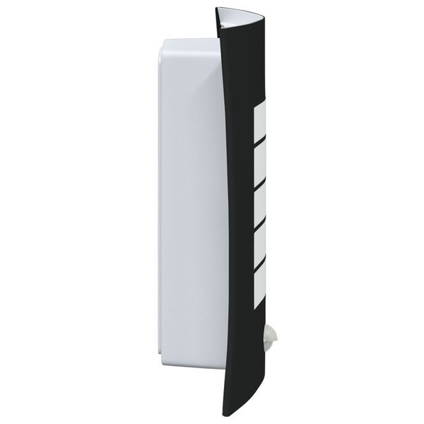 vidaXL Outdoor Wall Light Black 23.5 x 10.5 x 26 cm Stainless steel