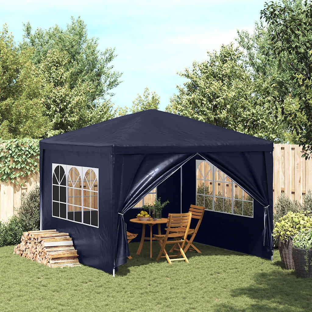 vidaXL パーティーテント 3m x 3m ネイビー vidaXL Party Tent 3x3 m Blue | vidaXL.co.uk