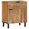 vidaXL Bedside Cabinet Brown 50 x 33 x 60 cm Solid Acacia wood