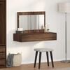 vidaXL Dressing Table Brown 100 x 40 x 70 cm Engineered Wood