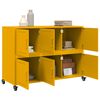 vidaXL Sideboard Mustard Yellow 100.5x39x72 cm Steel