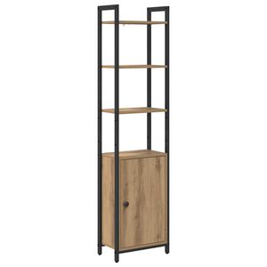 vidaXL Book Cabinet Artisan Oak 40 x 24 x 161 cm Engineered Wood