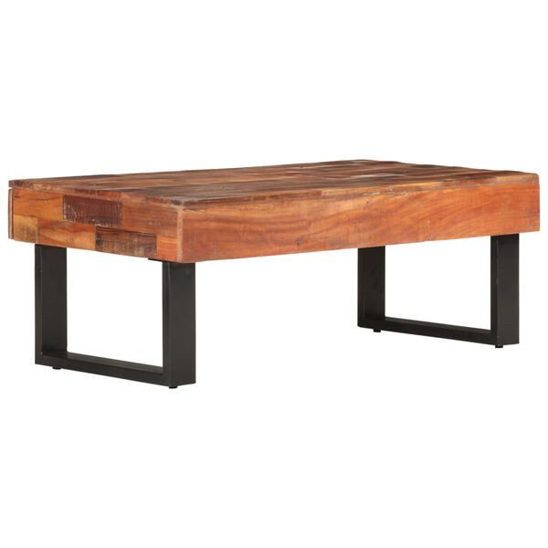 vidaXL Coffee Table 110x60x40 cm Solid Reclaimed Wood