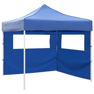 vidaXL Party Tent Folding Blue 291 x 291 x 315 cm Oxford Fabric