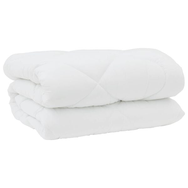 vidaXL Winter Duvet with Pillow 3 pcs White Microfiber