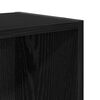 vidaXL Bookcase Black Oak 31x24x52 cm Engineered Wood
