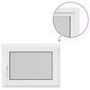 vidaXL Basement Window RISOR 80x60 cm Tilt&Turn DIN Right White