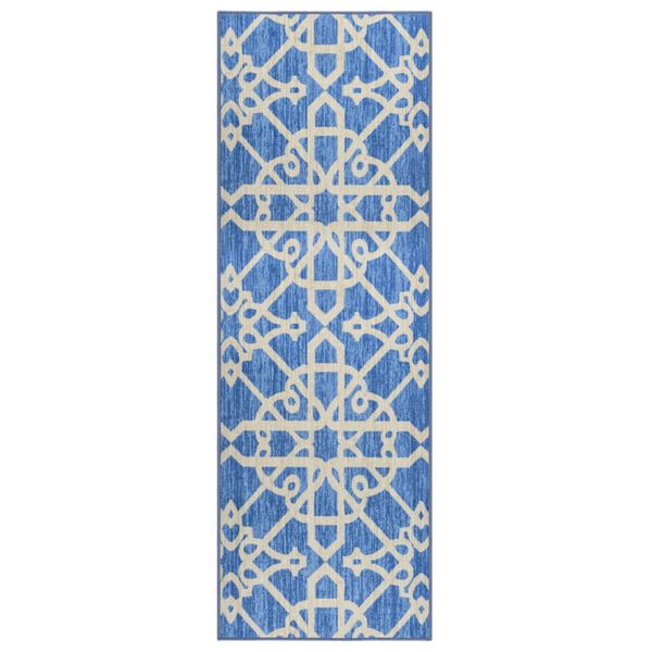 vidaXL Carpet Runner Blue 80x250 cm