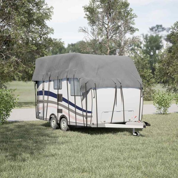 vidaXL Caravan Roof Cover Grey 500x300 cm Non-woven Fabric
