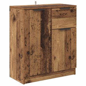vidaXL Sideboard with Drawer Old Wood 60 x 30 x 70 cm Engineered Wood