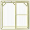 vidaXL Chicken Cage 1.5x1.5x1.5 m Impregnated Pinewood