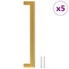 vidaXL Cabinet Handles 5 pcs Gold 192 mm Stainless Steel