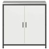 vidaXL Kitchen Storage with Shelf White 90 x 50 x 92 cm Steel