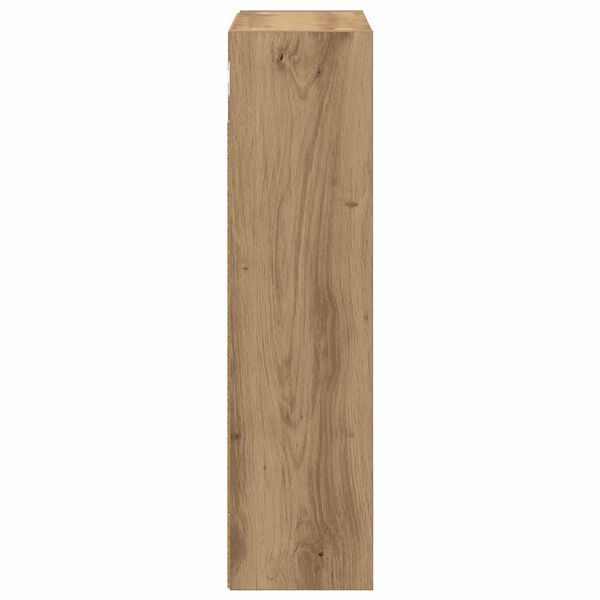 vidaXL Bathroom Wall Cabinet with Shelf Artisian Oak 40 x 16 x 62.5 cm