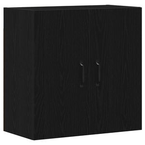 vidaXL Wall Cabinet Black Oak 60x31x60 cm Engineered Wood