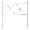 vidaXL Metal Headboard White 90cm
