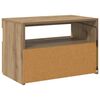 vidaXL TV Cabinet with LED Lights Artisan Oak 60x35x40 cm Engineered Wood
