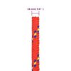 vidaXL Boat Rope Red 16 mm 25 m Polypropylene