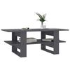 vidaXL Coffee Table Grey 110x55x42 cm Engineered Wood