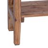 vidaXL Plant Stand with Drawer Brown 34 x 25 x 52 cm Mahogany Wood