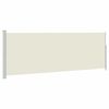 vidaXL Patio Retractable Side Awning 170x500 cm Cream