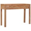 vidaXL Console Table 110x35x75 cm Solid Teak Wood