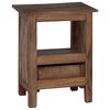vidaXL Bedside Table Brown 30 x 30 x 47 cm Solid Reclaim Wood