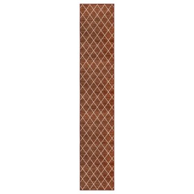 vidaXL Carpet Runner Dark Brown 80x600 cm