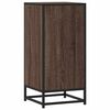 vidaXL Sideboard Brown Oak 35.5x35x76 cm Engineered Wood and Metal