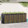 vidaXL Wheelie Bin Storage for 5 Bins Anthracite 340 x 77.5 x 121.5 cm