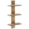 vidaXL Wall Shelf Artisan Oak 30 x 13.5 x 64.5 cm Engineered Wood