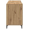 vidaXL Desk with Storage Artisian Oak 140 x 50 x 75 cm Engineered Wood