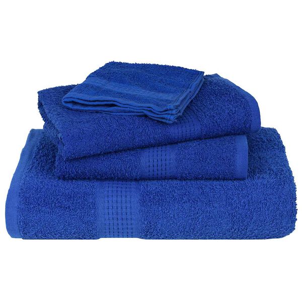 vidaXL Sauna Towels "FROGN" 10 pcs Blue 80x200 cm 360 gsm