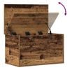 vidaXL Storage Box Old Wood 60 x 35 x 35 cm Engineered Wood