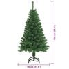 vidaXL Artificial Christmas Tree with 150 LEDs with Stand Green 150 cm
