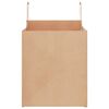 vidaXL Paper Bags 50 pcs with Handles Brown 32x22x24 cm