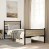 vidaXL Bed Frame without Mattress Sonoma Oak 90x200 cm Engineered Wood