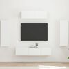 vidaXL TV Cabinet 5 pcs White