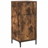 vidaXL Bathroom Furniture Set Smoked Oak Engineered wood, Metal