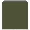 vidaXL Wall Cabinet for Garage with Gas-lift Door Olive green