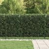 vidaXL Spike Arch Fence Black 200 x 166 cm Powder-Coated Steel