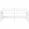 vidaXL Daybed Frame White 90 x 200 cm Steel
