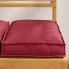 vidaXL Cushion 6 pcs Wine Red 40 x 40 x 8 cm Oxford Fabric