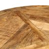 vidaXL Dining Table &Oslash;110x75 cm Solid Wood Rough Mango
