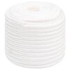 vidaXL Multipurpose Utility Rope 18 mm 50 m White PP 1995 kg Max Load