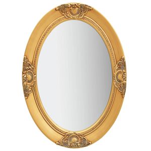 vidaXL Wall Mirror Baroque Style 50x70 cm Gold