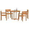 vidaXL 5 Piece Garden Dining Set Solid Wood Acacia