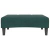 vidaXL Footstool Dark Green 77x55x31 cm Velvet